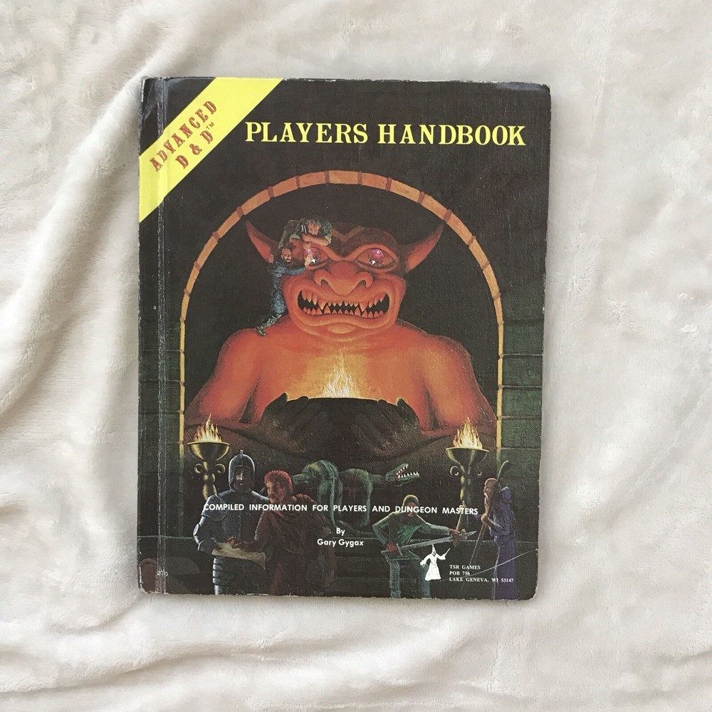 Dungeons & Dragons Players Handbook AD&D 1978 😎🔥👍 🐉