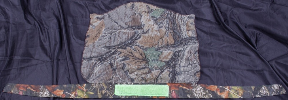 Vintage 1990s OG Brownleaf Diamond Mesh Sandana Custom Tie Back Headwrap PB