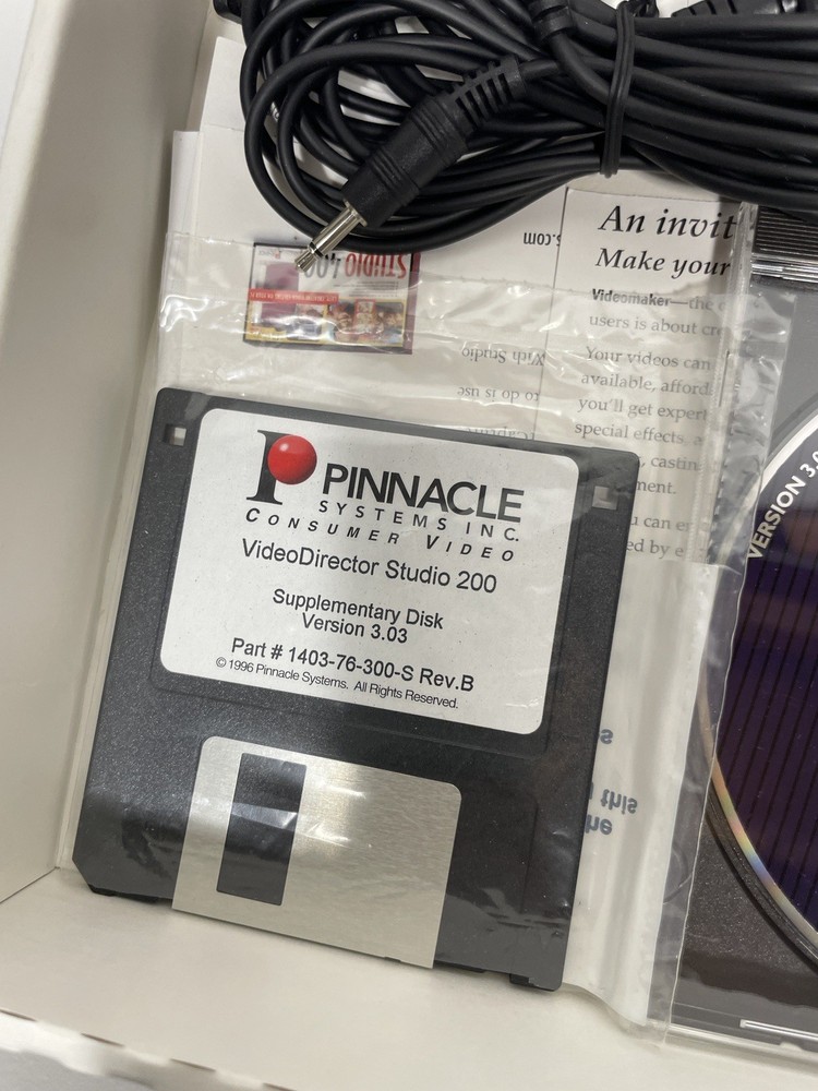 Pinnacle Systems Video Director Studio 200 Windows Video Editor New Sealed