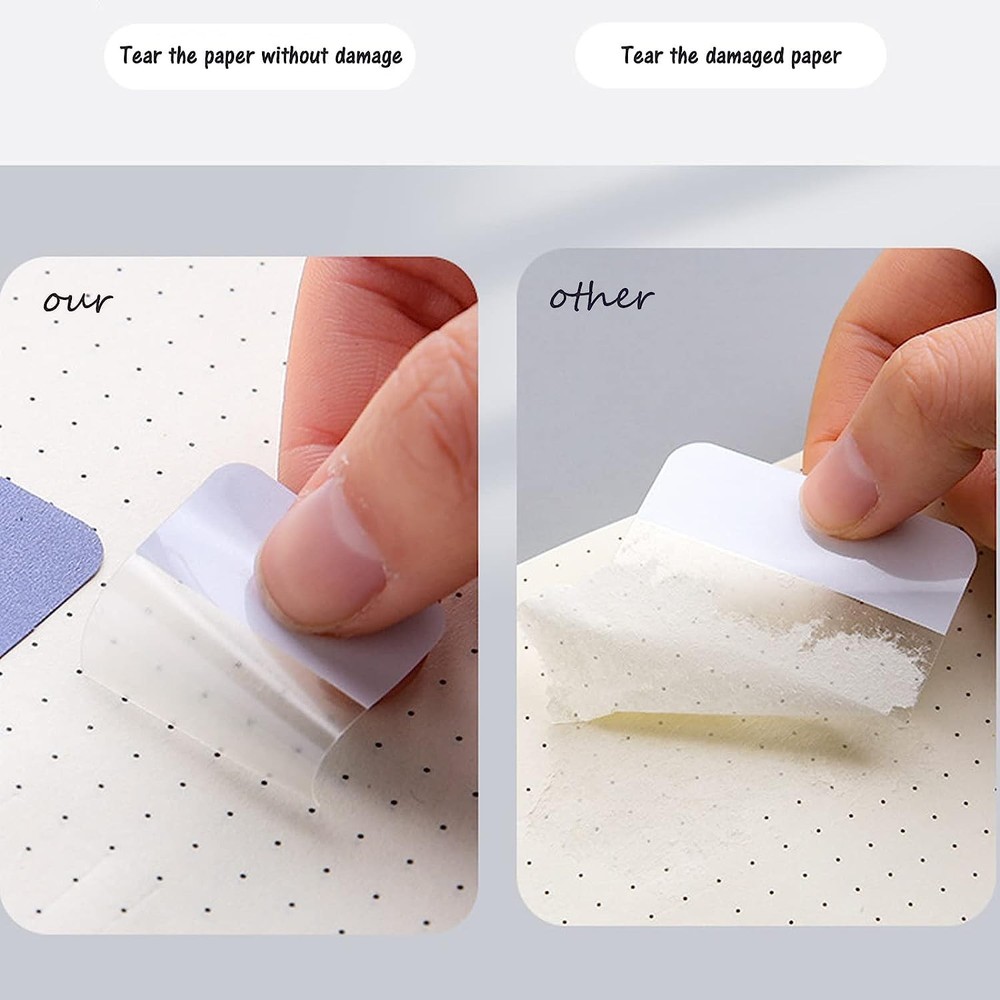 AccEncyc 480 Pcs Colored Index Tab 1"x1.1" Large Book Sticky Medium 480Pcs