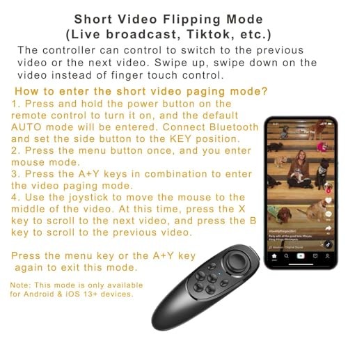 VR Remote Controller Gamepad Virtual Reality Headset Bluetooth Control VR