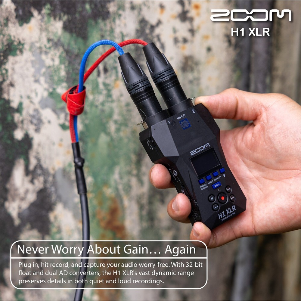 Zoom H1 XLR Handy Recorder Bundle