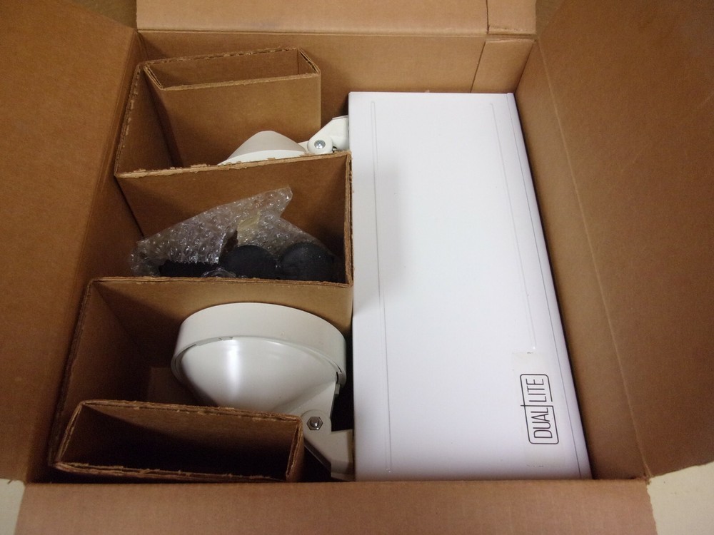 Dual-Lite LM2 Lite-Forms Two-Headed High Capacity Emergency Lighting Unit