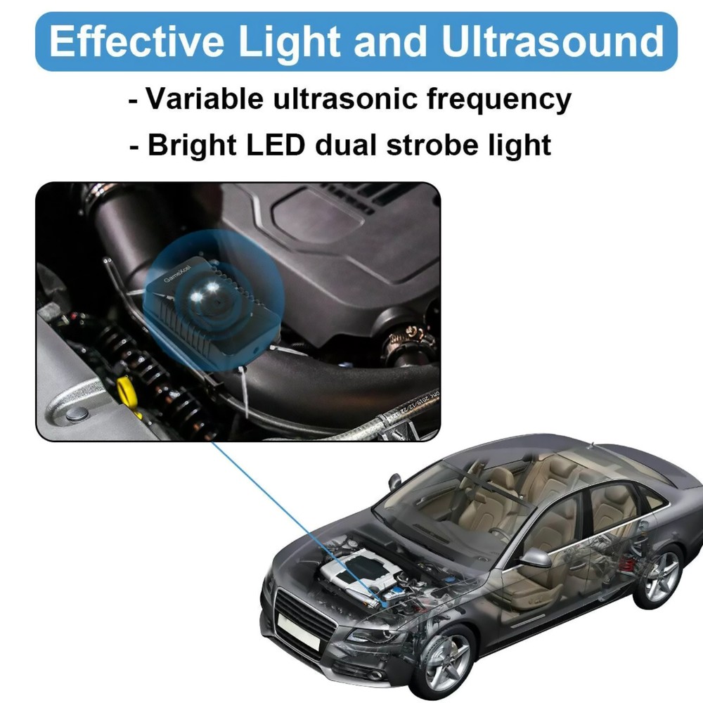 DC Ultrasonic Mouse Repeller for Car Wire Engine Rat Rodent Deterrent