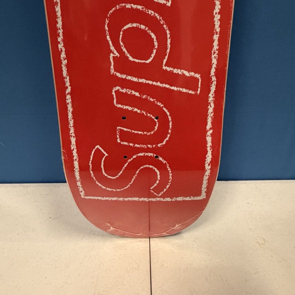 Supreme KAWS Chalk Logo Skateboard Deck Sealed