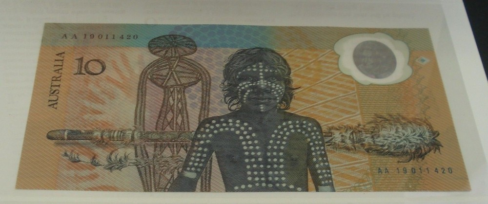 $10 Note 1988 Bicentenary First Polymer Commemoration - CONSECUTIVE Pair, AA 19.