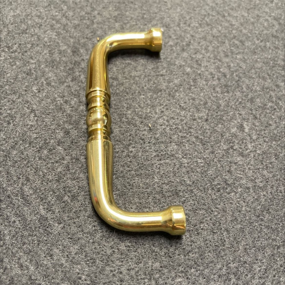 3" Ornate Pull Polished Solid Brass