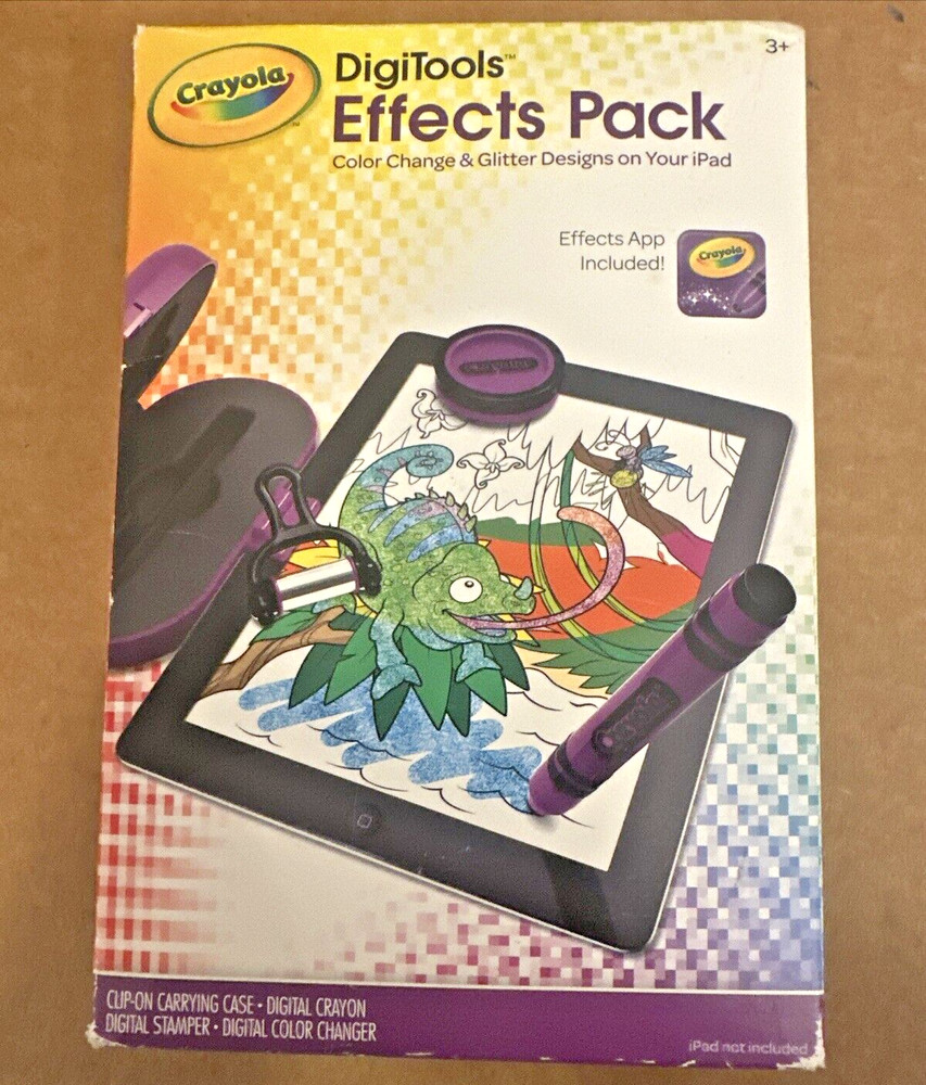 Crayola DigiTools Glitter Color Change Effects Creativity Pack for 4 iPad