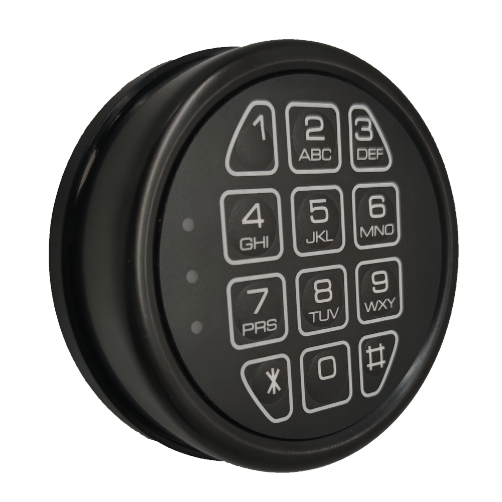 Gun Safe Lock Replacement Black Keypad Electronic Safe Lock With Swing Bolt