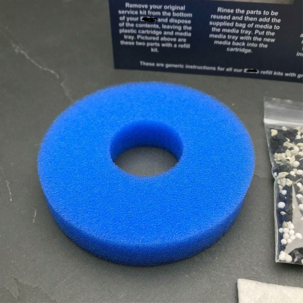 COMPATIBLE WITH BiORB ANTI ALGAE FILTER SERVICE KIT REFILL INC A PAD & AIR STONE