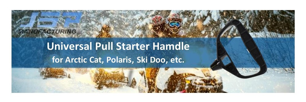Red Universal Pull Starter Handle 62-11006 / SM-12039 for Ski Doo, Arctic Cat