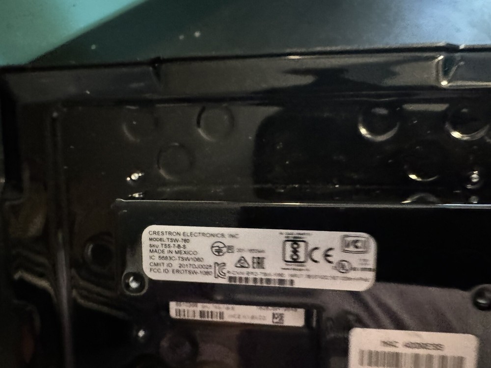 Crestron TSW-760 Touch Screen