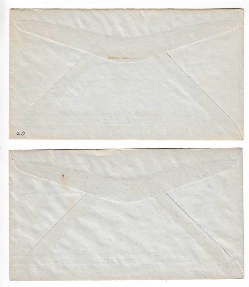 FDC's # C23-19a x 2 cxls -- 6c Eagle -- Fidelity