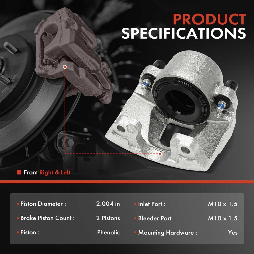 2x Brake Caliper for Dodge Dakota Durango 2000 2001 2002 Front Left & Right Side