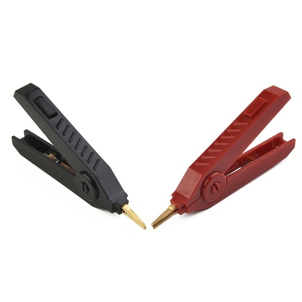 Practical Clips Lcr Test Clips Accessories Black + Red Copper
