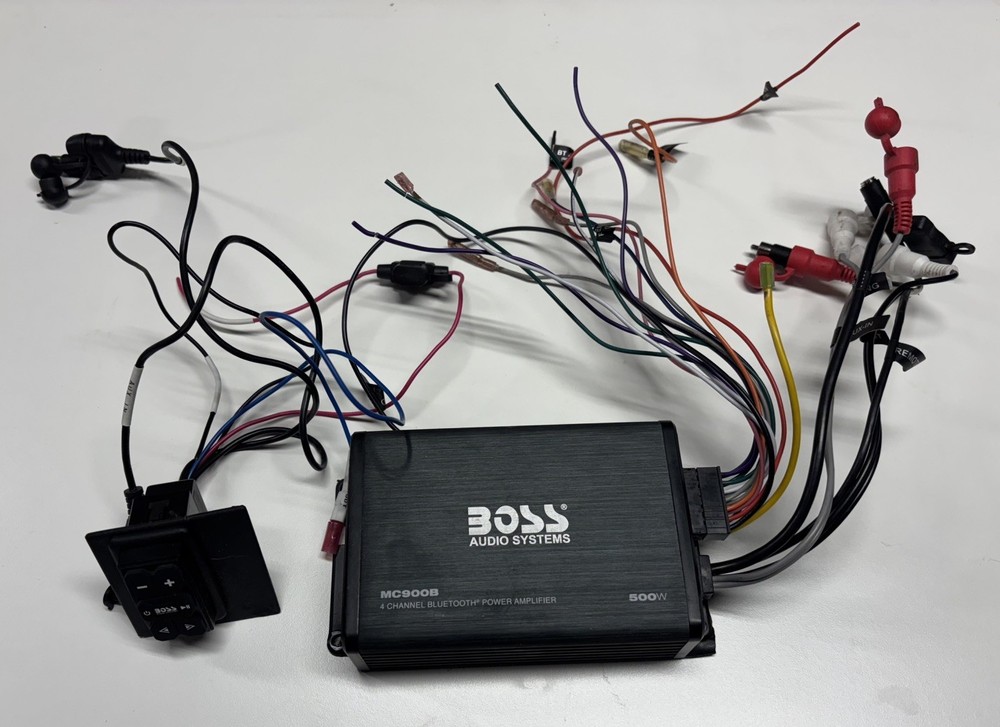 Boss Audio Systems Mc900b Bluetooth Power Amplifier BPSIRS RockerSwitch Receiver