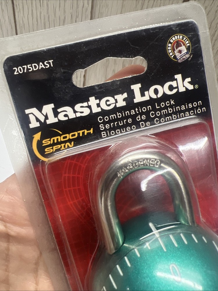 Master Lock Sphero by Master Smooth Spin Combination Lock Padlock 2075DAST