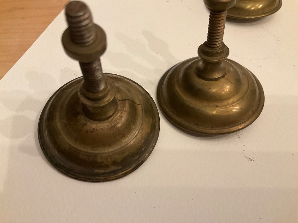 Single Post Drawer Pull basket weave Furniture Drawer Pull Cabinet Pull Brass