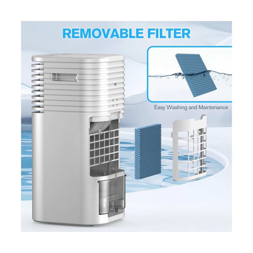 Windowless Portable Air Conditioner, 15H Timer & 120°Oscillation, 3-IN-1 Po