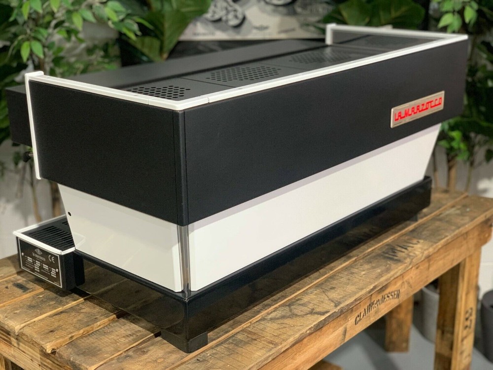 LA MARZOCCO LINEA CLASSIC 3 GROUP BLACK & WHITE ESPRESSO COFFEE MACHINE CUSTOM