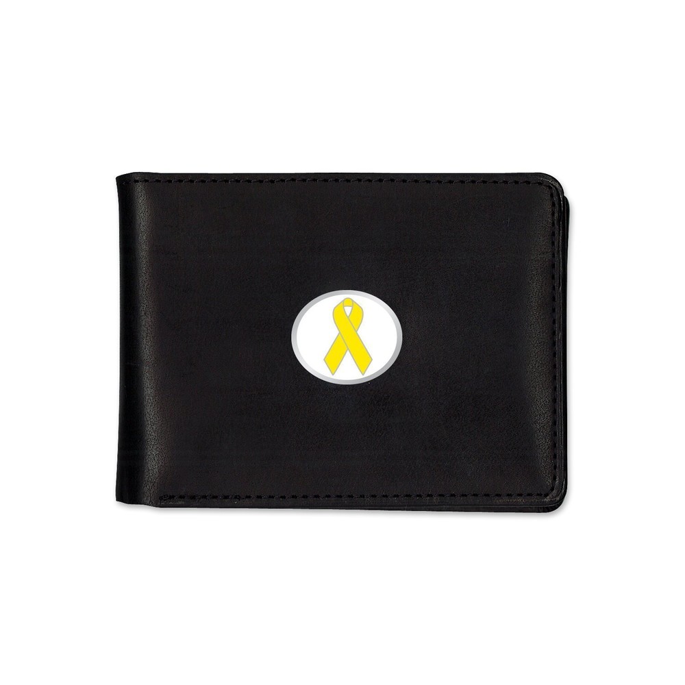 CMC Golf Support Our Troops Designer Leather Bifold Wallet