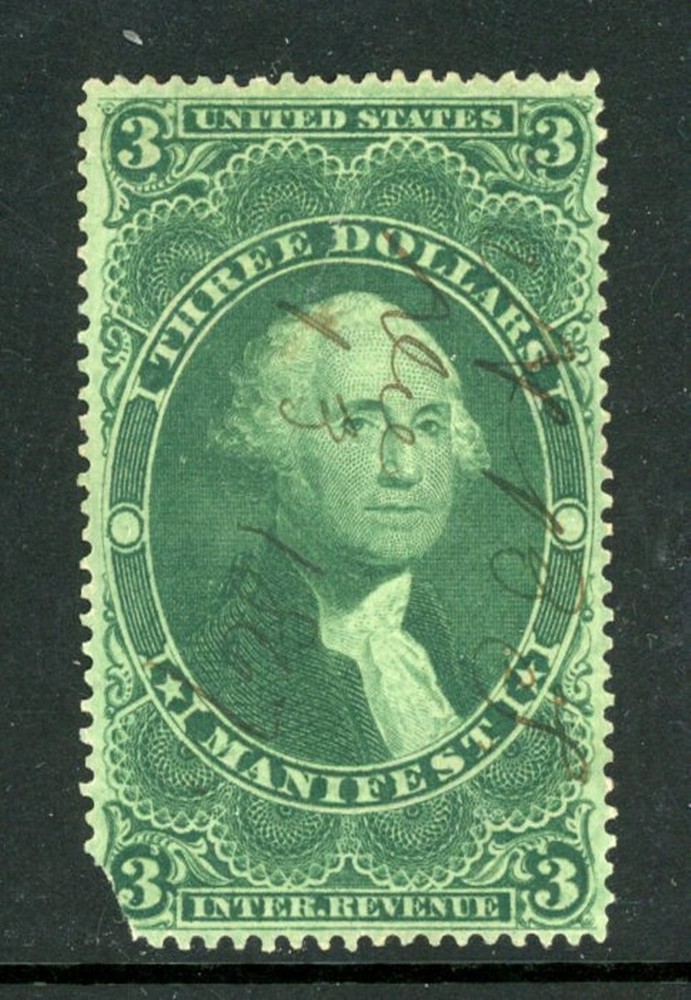 US Scott # R86c - Used - Clipped Corner - CV=$55.00          (22-C223)