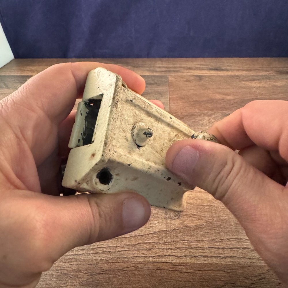 Vintage Eagle Deadbolt Lock GREAT ACTION No Key