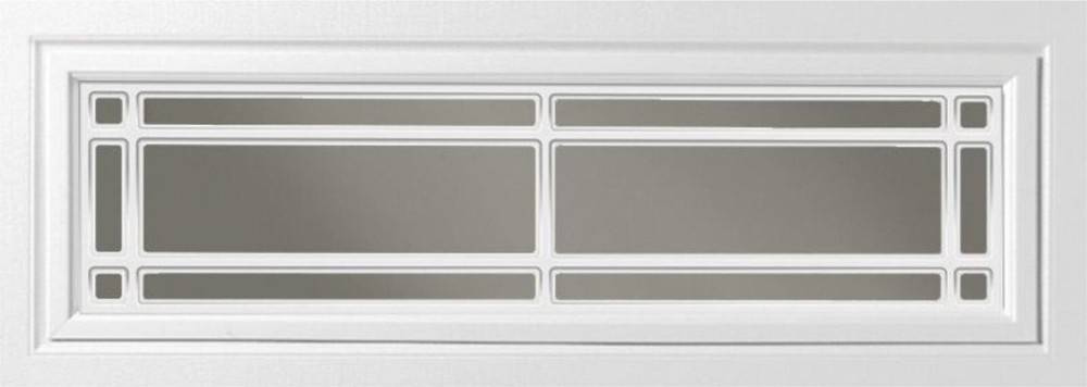 PRAIRIE 610 WHITE Replacement Window Inserts/LONG Panel IDEAL Garage Doors