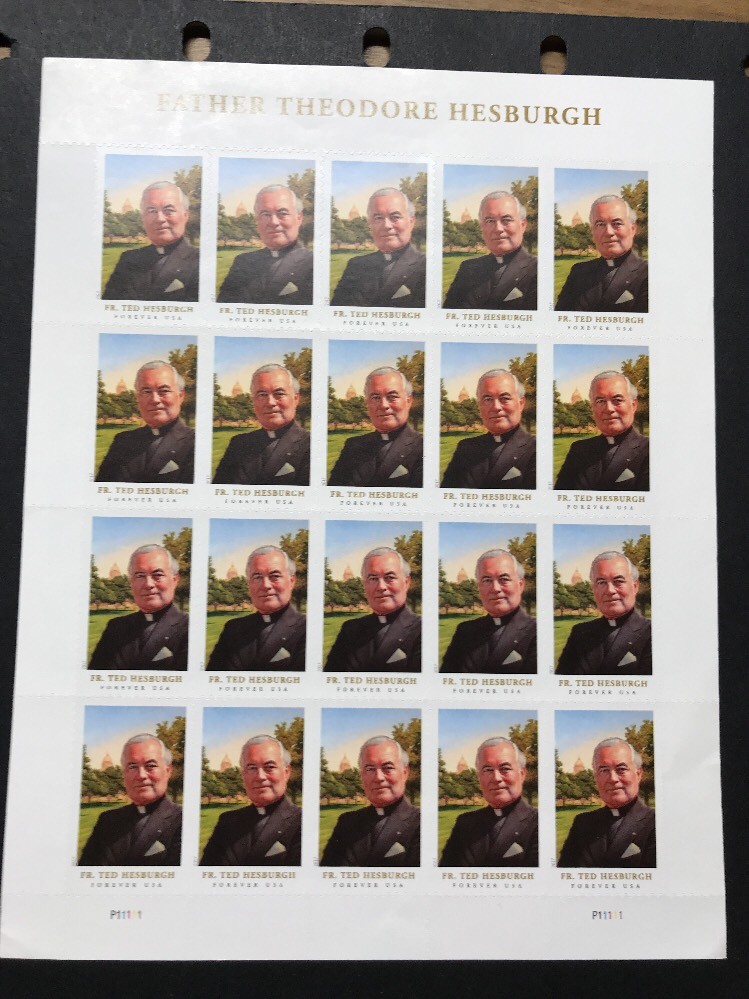 Scott#5241 /2017 49c Father Theodore M. Hesburgh.