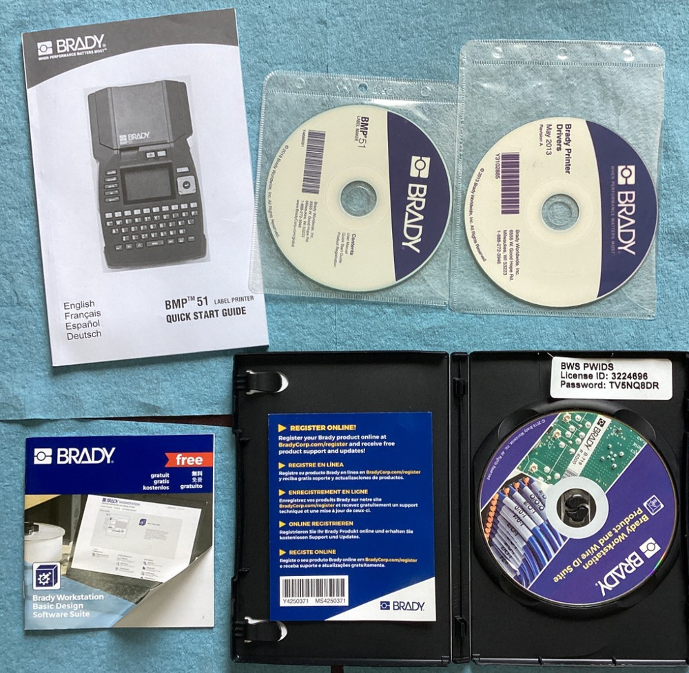Brady BMP51 Industrial Label Making Kit