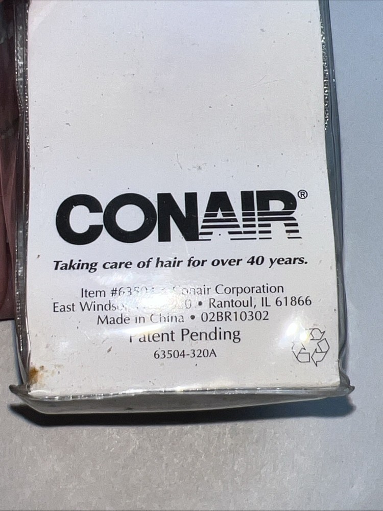 Vintage Conair Thermal Ceramic Rollers Extra Large 4-Pack No Clips Needed New