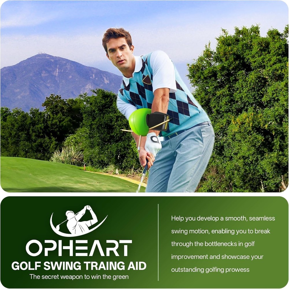Connector Smart Ball Golf Trainer for Swing & Hand Positioning