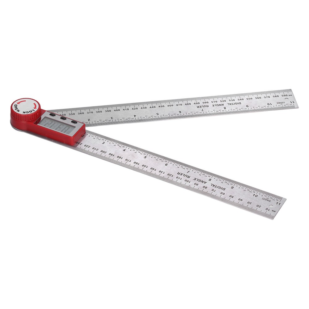 (300mm)Angle Finder Digital Protractor Stainless Steel Flexible