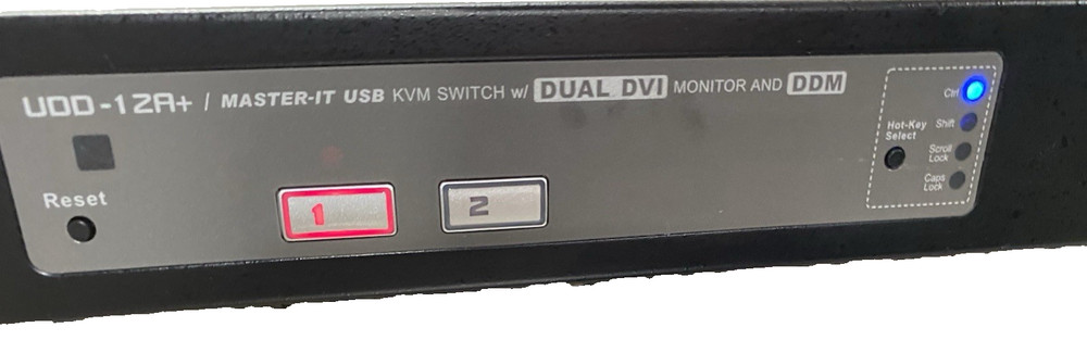 ConnectPro UDD-12A+ Master-IT USB KVM Switch Dual DVI and DDM