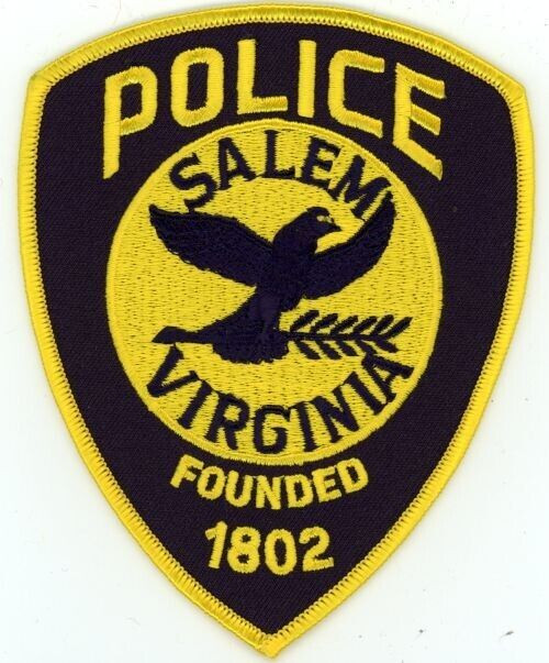VIRGINIA VA SALEM POLICE NICE SHOULDER PATCH SHERIFF