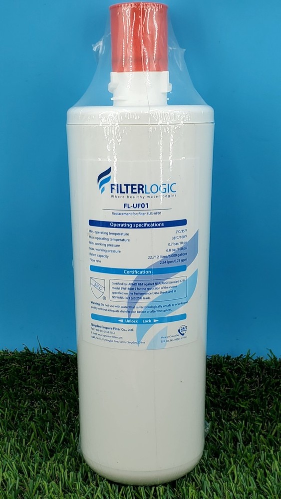 FilterLogic FL-UF01 Under Sink Filter Replacement For Filtrete 3US-AF01 SEALED