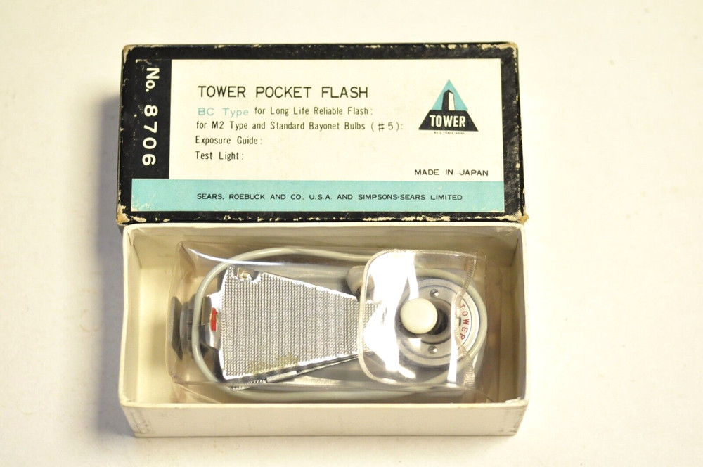 Tower pocket flash model #8706 as shown.