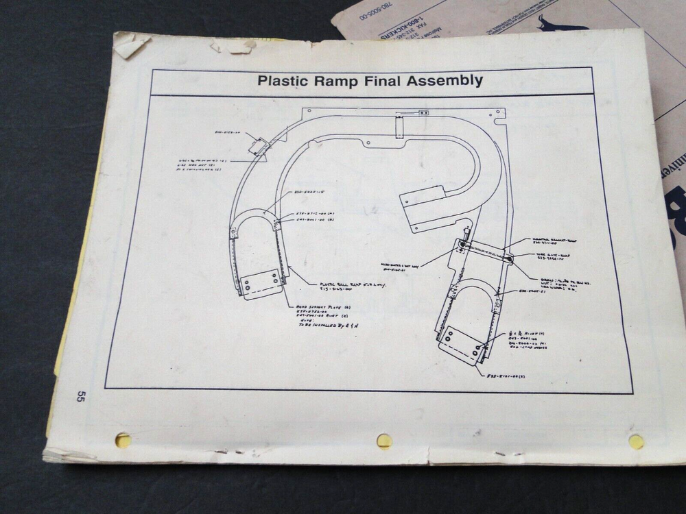 1989 Data East: Playboy 35th Anniversary Pinball Machine Manual (Read Descriptio