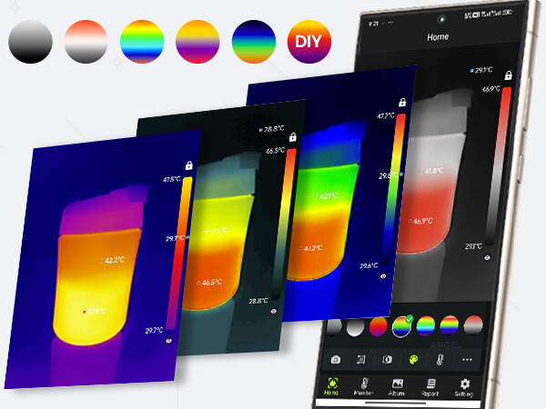 Universal Thermal Camera USB TYPE C Thermal Imaging Fit for iPhone ,IOS ,Windows