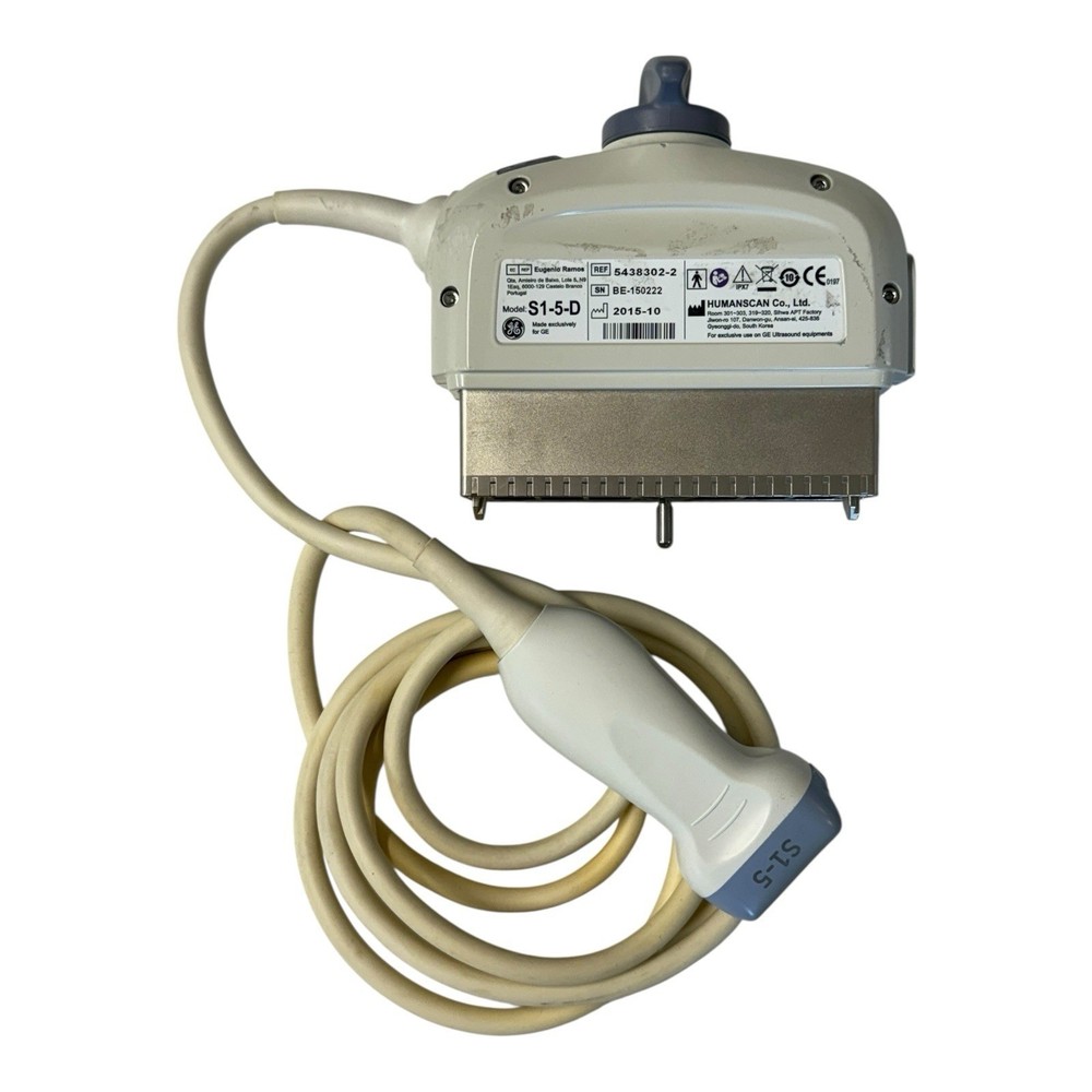 GE S1-5-D Phased Array Ultrasound Probe 2015 Eugenio Ramos REF 5438302-2 P14 06
