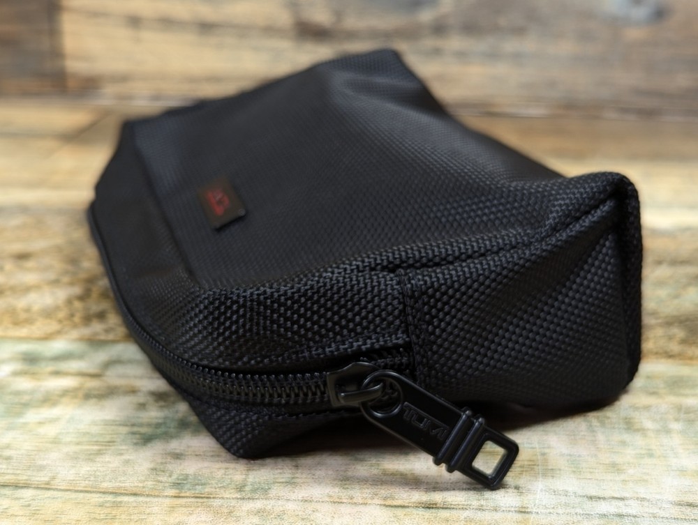Tumi Delta Small Zippered Black Travel Case Bag