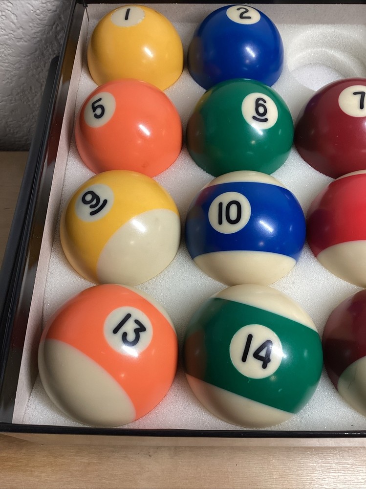 14x REPLACEMENT SOLID POOL BALLS 2 1/4”