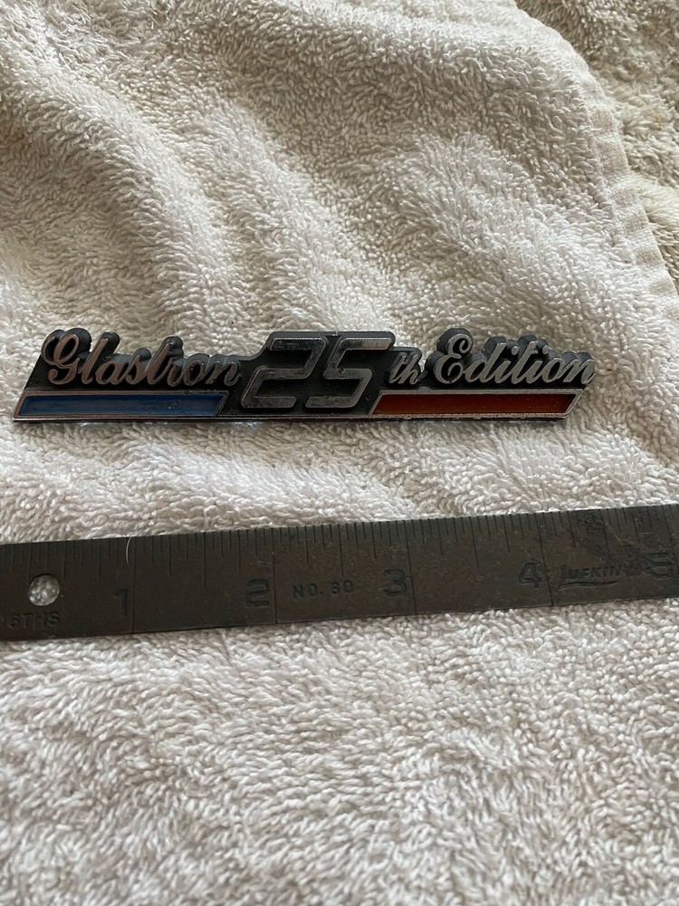 Vintage Glastron 25th Edition Emblem