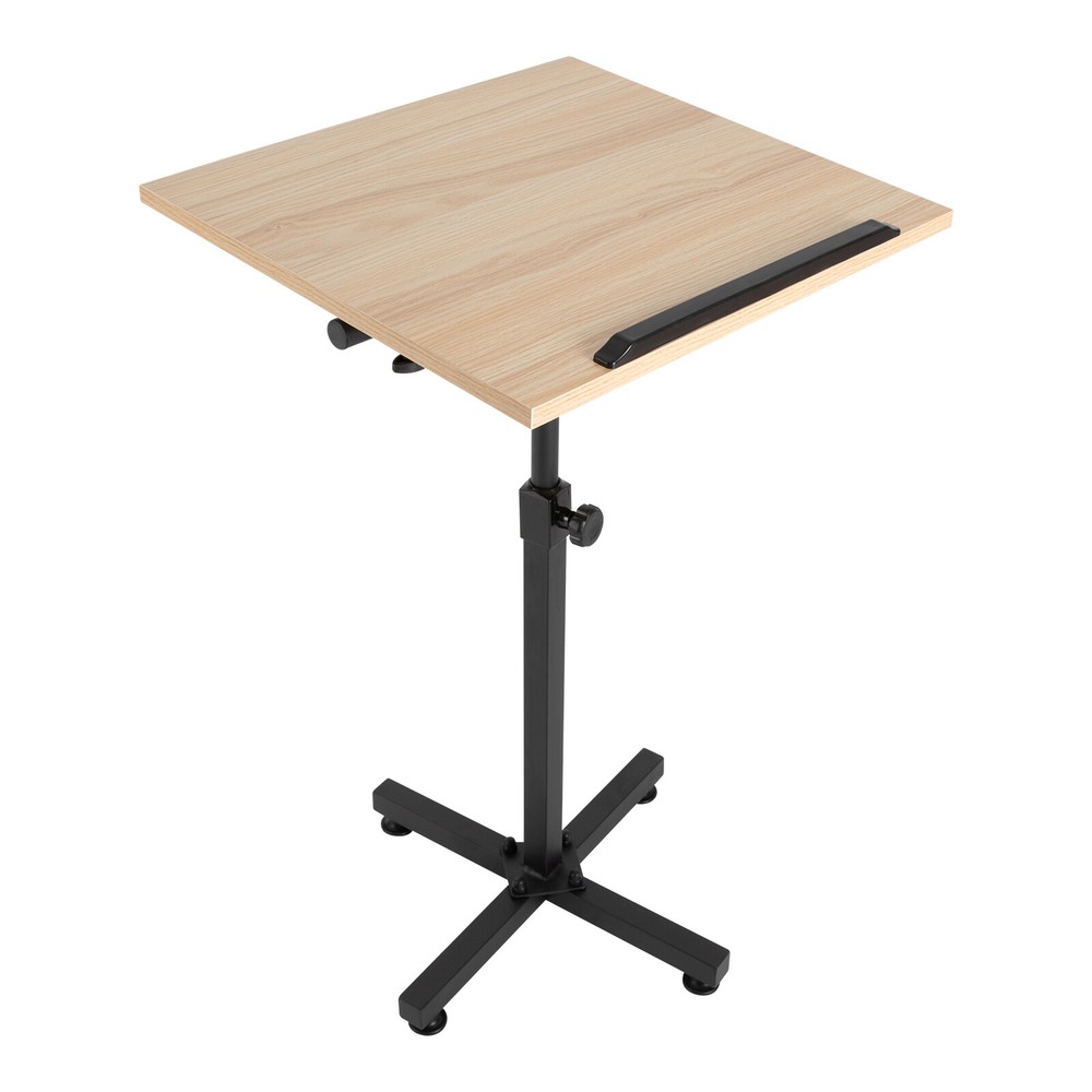 Lectern Podium Presentation Stand Height Adjustable Laptop Table 360° Up / down