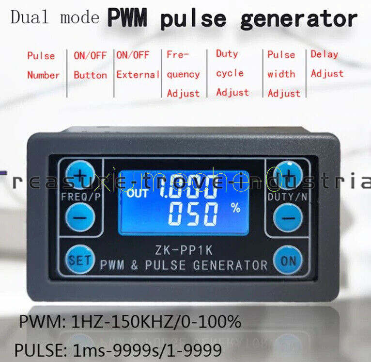 Dual Mode PWM Generator Pulse Generator Frequency Duty Cycle Adjustable Module M