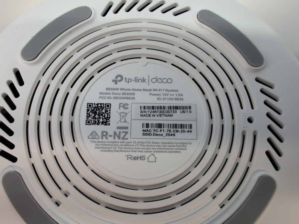 TP-Link Deco BE5000 Mesh WiFi 7 System Dual-Band Whole Home Coverage 3-Pack