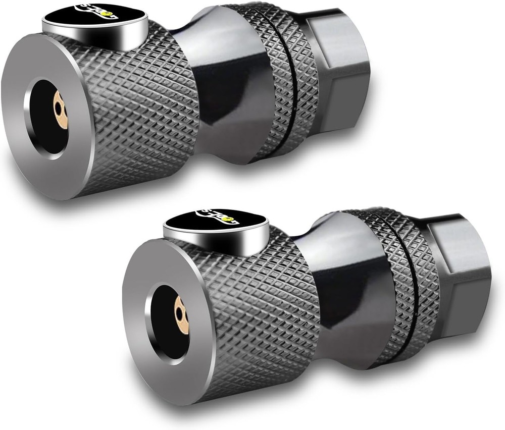 Locking Air Chucks with Close Flow Design - Compatible & Durable, 2 Pack