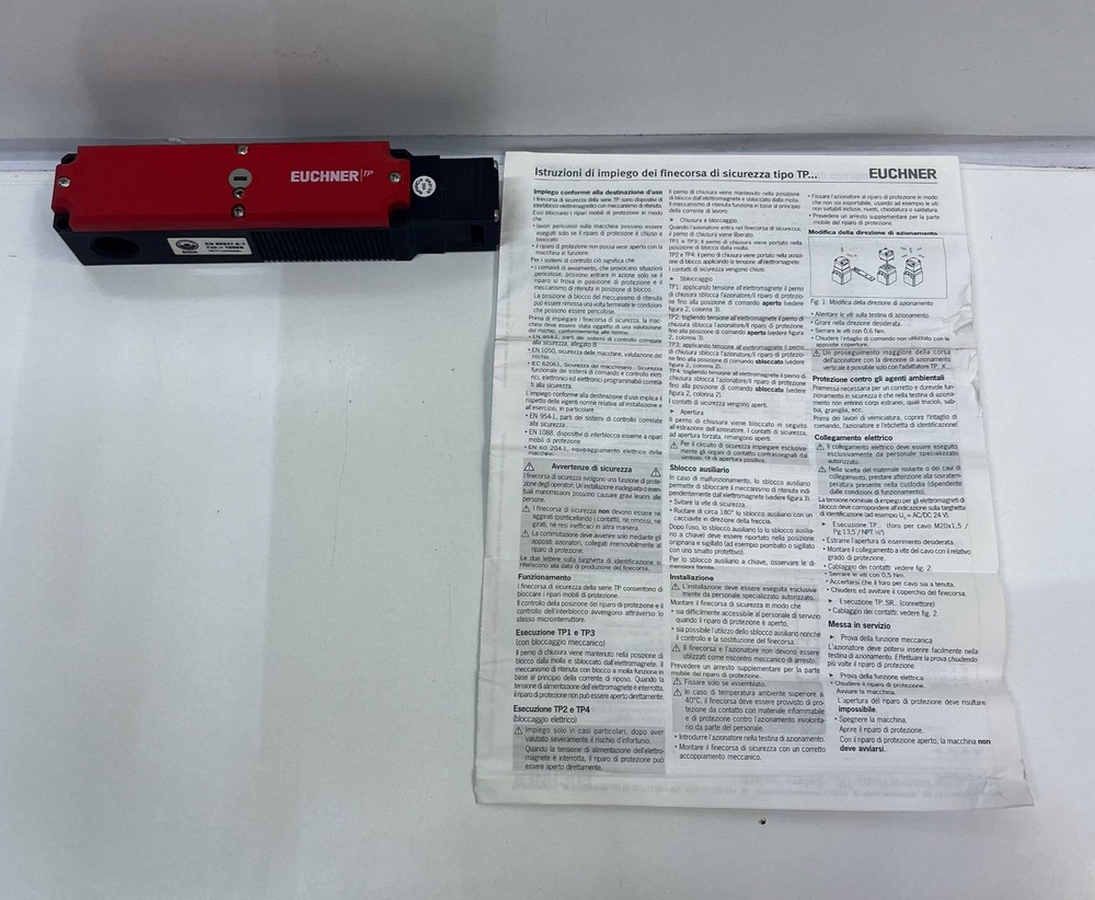 NEW EUCHNER TP1-528A230M SAFETY SWITCH, UK#286