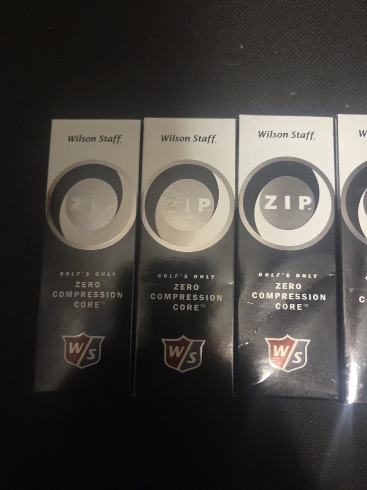 Wilson Staff NEW Zip Golf Balls Zero Compression Core New 5 BOXES