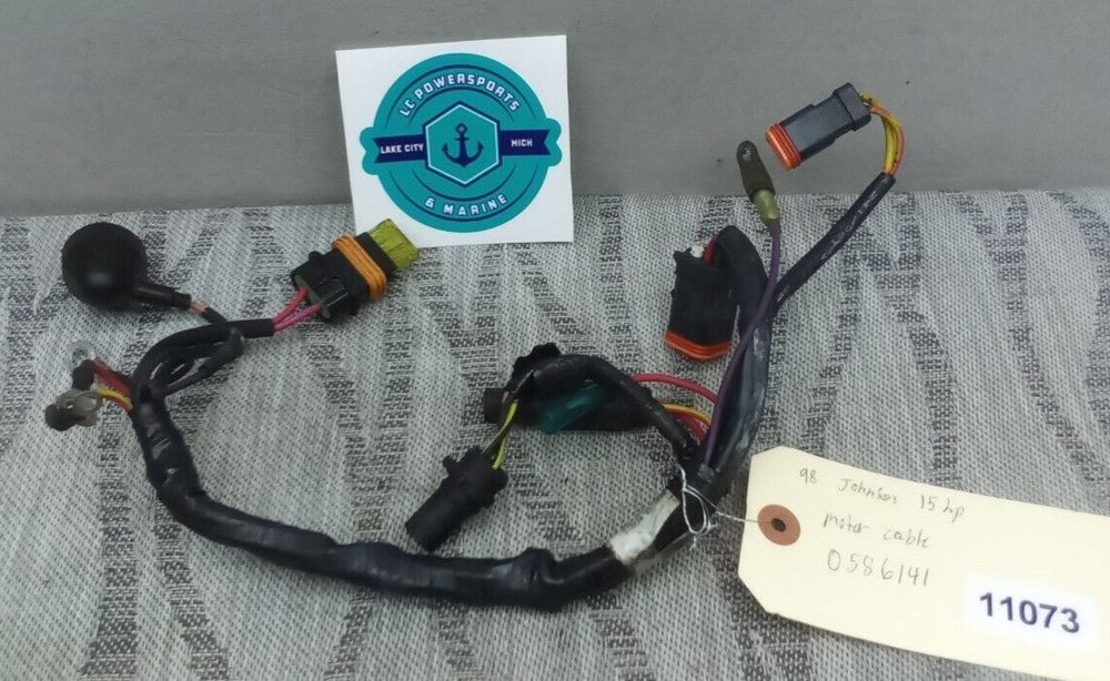 1998 JOHNSON 15HP MOTOR CABLE PN 0586141